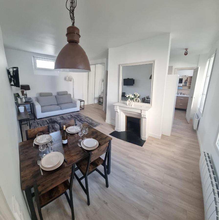 Appartement Luxueux Dans Maison Bourgeoise Parisienne ルヴァロワ＝ペレ エクステリア 写真